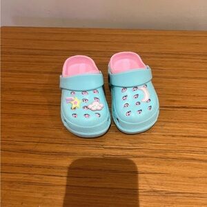 Capelli of New York Kids Sandals - Blue and Pink